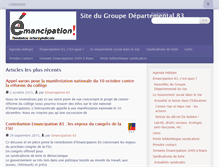 Tablet Screenshot of 83.emancipation.fr